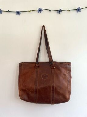 Vintage Leather Weekend Bag